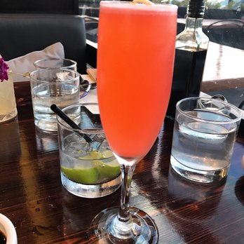 KA Sushi - Some champagne cocktail. Not sure the name of it but it was delicious - Japanese Near Me - Houston, Texas