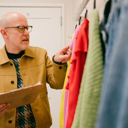 Urbanite Suburbanite - Personal Wardrobe Stylist - Preparing a fitting room for a client