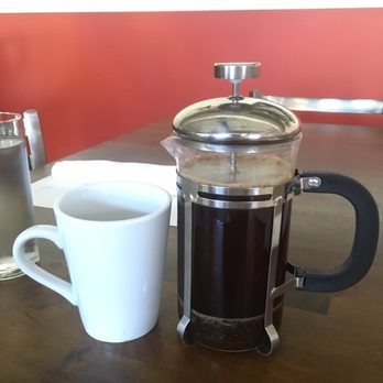 12 Farms Restaurant - French press, serves two small cups. - New American Near Me - Hightstown, New Jersey 12 Farms Restaurant - French press, serves two small cups. - New American Near Me - Hightstown, New Jersey