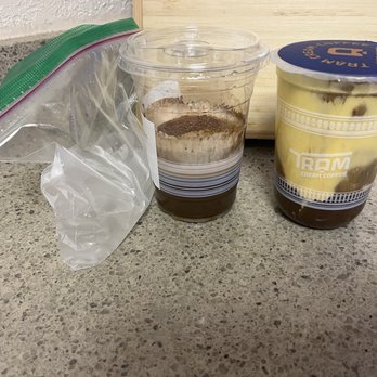 Tram - Small coffees 1) ice on the side and 2) no ice - Coffee & Tea Near Me - Sunnyvale, California Tram - Small coffees 1) ice on the side and 2) no ice - Coffee & Tea Near Me - Sunnyvale, California