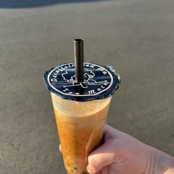 Tea Mate  - Brown sugar dirty boba--no ice. Not good. - Juice Bars & Smoothies Near Me - Orem, Utah