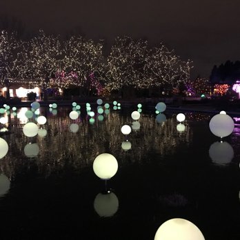 Denver Botanic Gardens - DBG reflecting pool at night - Botanical Gardens Near Me - Denver, Colorado