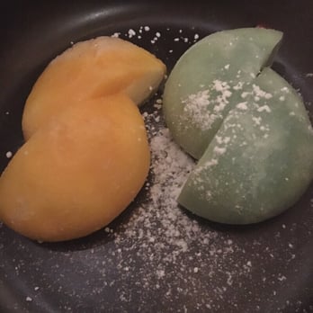 Mandu - Mango and Green Tea Mochi - Korean Near Me - Washington, DC, District of Columbia Mandu - Mango and Green Tea Mochi - Korean Near Me - Washington, DC, District of Columbia