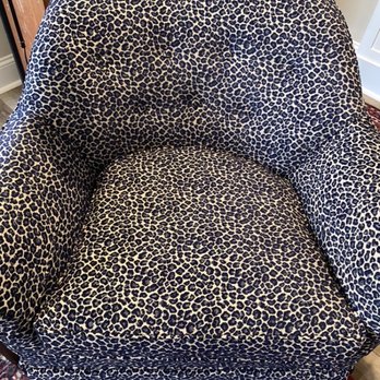 McElhaney Upholstering - Cheetah fabric from Gifford and new upholstery from Upholstery & More - Furniture Reupholstery Near Me - Harrison, Tennessee McElhaney Upholstering - Cheetah fabric from Gifford and new upholstery from Upholstery & More - Furniture Reupholstery Near Me - Harrison, Tennessee