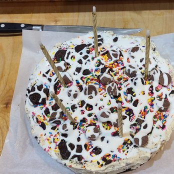On Any Sundae - Cookies and cream ice cream cake with oreos, peanut butter cups, sprinkles, and marshmallow topping. - Ice Cream & Frozen Yogurt Near Me - Salem, Oregon