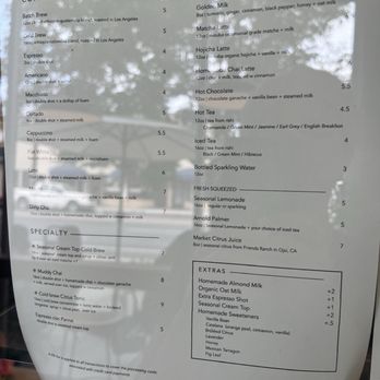 Doubting Thomas - Menu - Coffee & Tea Near Me - Los Angeles, California