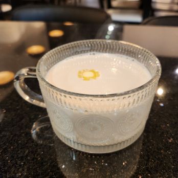 Kusan Bazaar | Silk Road Grill & Noodles 龟兹集市 - Uyghur milk tea; personally not a fan but you may like it if you like butter. - Halal Near Me - Milpitas, California Kusan Bazaar | Silk Road Grill & Noodles 龟兹集市 - Uyghur milk tea; personally not a fan but you may like it if you like butter. - Halal Near Me - Milpitas, California