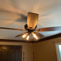 Bones Painting - Installed new ceiling fan to NEW switch