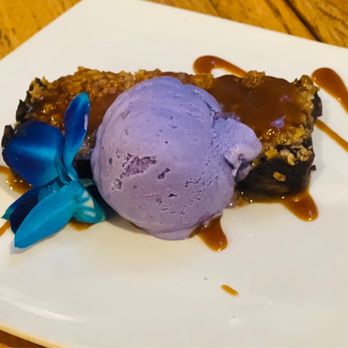 Purple Patch - Ube Bread Pudding w Ube Ice Cream - Filipino Near Me - Washington, DC, District of Columbia