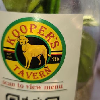 Kooper's Tavern - the label on a bottle of wine - Bars Near Me - Baltimore, Maryland Kooper's Tavern - the label on a bottle of wine - Bars Near Me - Baltimore, Maryland