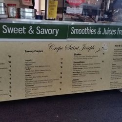 Crepe Saint Joseph - Will not be coming back. Smoothie is flavorless and wait time was ridiculous