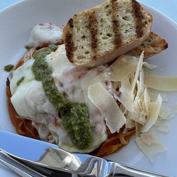 Pier M33 On The Cheboygan - The so called Chicken Parmigiana. - New American Near Me - Cheboygan, Michigan