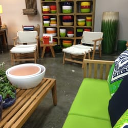 Outdoor 365 Living - Colorful pots and furniture