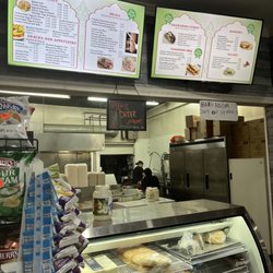 Maryam's Mart Halal Foods & Gyro - No menus. This is only menu in mart/ restaurant and dishes are not well defined or explained.
