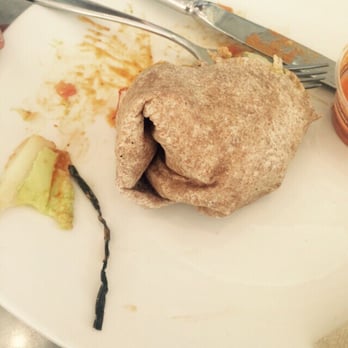 Spring Cafe - Wrap that had a plastic tie in it. - Juice Bars & Smoothies Near Me - Aspen, Colorado