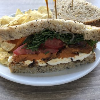 Wildflower - Sweet potato sandwich on 9 grain (instead of focaccia). - New American Near Me - Peoria, Arizona Wildflower - Sweet potato sandwich on 9 grain (instead of focaccia). - New American Near Me - Peoria, Arizona
