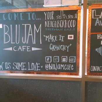 Blu Jam Cafe - Entrance - Breakfast & Brunch Near Me - Sherman Oaks, California Blu Jam Cafe - Entrance - Breakfast & Brunch Near Me - Sherman Oaks, California