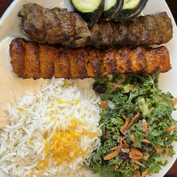 Pom & Olive - Koobideh Combo - Mediterranean Near Me - Costa Mesa, California Pom & Olive - Koobideh Combo - Mediterranean Near Me - Costa Mesa, California