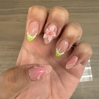 Milavu Nail Studio - Short almond gelx - Nail Salons Near Me - Orange, California Milavu Nail Studio - Short almond gelx - Nail Salons Near Me - Orange, California