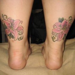 Tattoo City - My 2 beautiful Lilly Tattoos by Jen Lee!