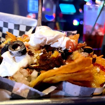Ground Kontrol Classic Arcade - Nachos with carnitas - Bars Near Me - Portland, Oregon Ground Kontrol Classic Arcade - Nachos with carnitas - Bars Near Me - Portland, Oregon