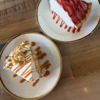 Monkeypod Kitchen by Merriman - Banana cream pie and Strawberry cream pie - New American Near Me - Kihei, Hawaii