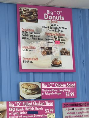 Menu photo 2 Big O Donuts Cookeville, TN Menu photo 2 Big O Donuts Cookeville, TN