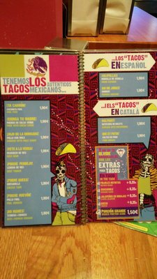 Menu photo 3 Tacos Tacos Barcelona, B Menu photo 3 Tacos Tacos Barcelona, B