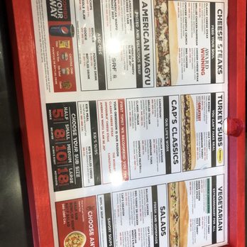 Capriotti's Sandwich Shop - Menu - Sandwiches Near Me - Chicago, Illinois Capriotti's Sandwich Shop - Menu - Sandwiches Near Me - Chicago, Illinois