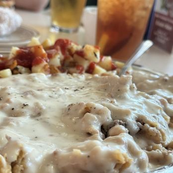 Milt’s Diner - Chicken fried steak country potatoes eggs and a tea - Breakfast & Brunch Near Me - Bakersfield, California