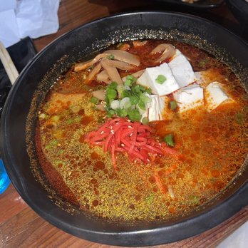 Gu Ramen Taps & Tapas - Shoyu veggie ramen spicy - Ramen Near Me - Long Beach, California Gu Ramen Taps & Tapas - Shoyu veggie ramen spicy - Ramen Near Me - Long Beach, California
