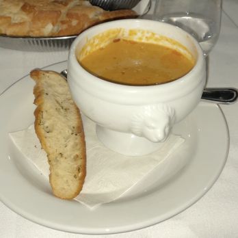 Chez Lévêque - Chez Lévêque's delicious, rich Lobster Bisque with cognac - French Near Me - Outremont, Quebec