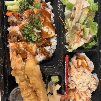 Sashimi Express - a meal in a plastic container - Sushi Bars Near Me - Clovis, California