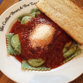 The Coffee Bean And Tea Leaf - My personal fave on their menu: Spinach and Cheese Ravioli. - Coffee & Tea Near Me - Quezon City, NCR