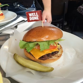 Byron - Classic burger and well done (clearly not mine) - Burgers Near Me - London, XGL