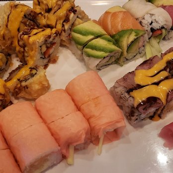 Sushi Xtreme - Flaming tree roll, rainbow roll, butterfly roll, filet mignon roll. - Japanese Near Me - Wilmington, Delaware Sushi Xtreme - Flaming tree roll, rainbow roll, butterfly roll, filet mignon roll. - Japanese Near Me - Wilmington, Delaware