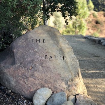 Meditation Mount - One of the boulders on the path - Meditation Centers Near Me - Ojai, California