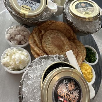 Huso - Caviar flight - Wine Bars Near Me - New York, New York