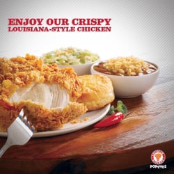 Popeyes Louisiana Kitchen - Crispy and Crunchy Hand Battered Juicy chicken!