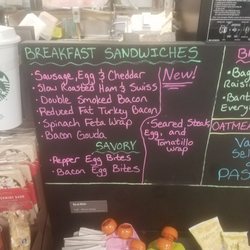 Starbucks - April 21 sign.... sorry won't have most of these in untill May 15. What?
