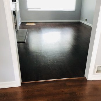 Bergen Hardwood Flooring - Before , two-tone dark colors - Flooring Near Me - Dumont, New Jersey
