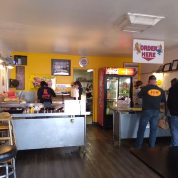 Jimmy's Hot Dog Company - Inside, constant customers - Hot Dogs Near Me - Bisbee, Arizona Jimmy's Hot Dog Company - Inside, constant customers - Hot Dogs Near Me - Bisbee, Arizona