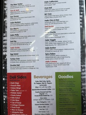 Menu photo 3 Hello Deli Albuquerque, NM