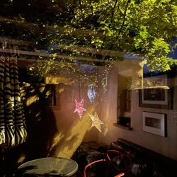 Two Casitas Santa Fe Vacation Rentals - Courtyard reflection
