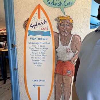 Splash Cafe - Welcome sign - American Near Me - Pismo Beach, California