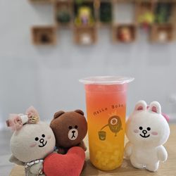 Hello Boba - Butterfly Mango includes Mango and Lychee jelly
