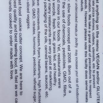 Earth Bistro - Read this before coming here. Maybe you'll understand quality food. - Pizza Near Me - Temecula, California