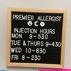 Allergy & Asthma Center - Ellicott City - Allergy Shot Hours
