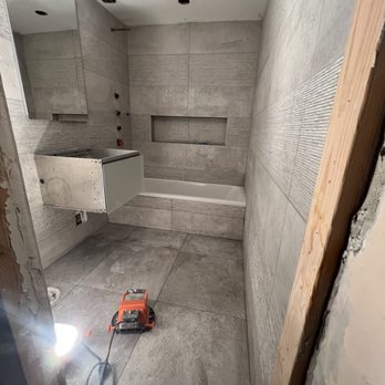 Bogdani Construction - a bathroom being remodeled - Painters Near Me