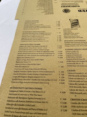 Menu photo 1 Wanted Rome, RM Menu photo 1 Wanted Rome, RM